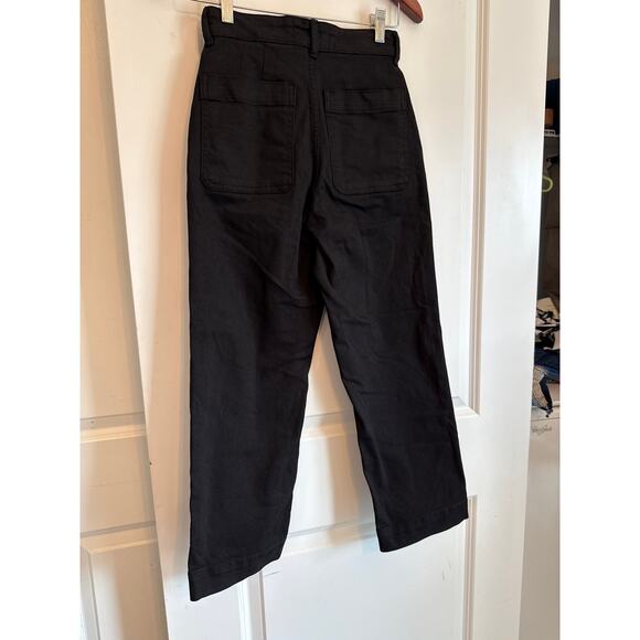Everlane Straight Leg Crop Jeans Black Women’s 00 Short Inseam 🖤 - Picture 5 of 8